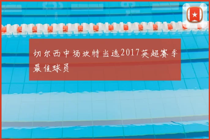 切尔西中场坎特当选2017英超赛季最佳球员