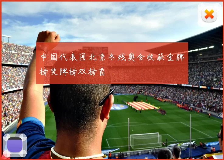 中国代表团北京冬残奥会收获金牌榜奖牌榜双榜首